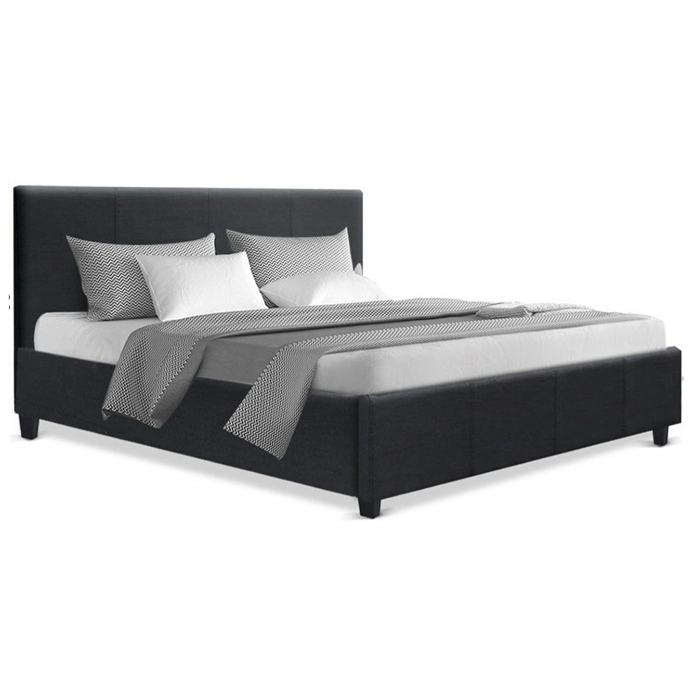 Neo Queen Bed Frame – Charcoal