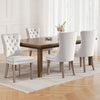 1 Set of 4 Artiss Dining Chairs Beige Velvet - OZ Home Deals