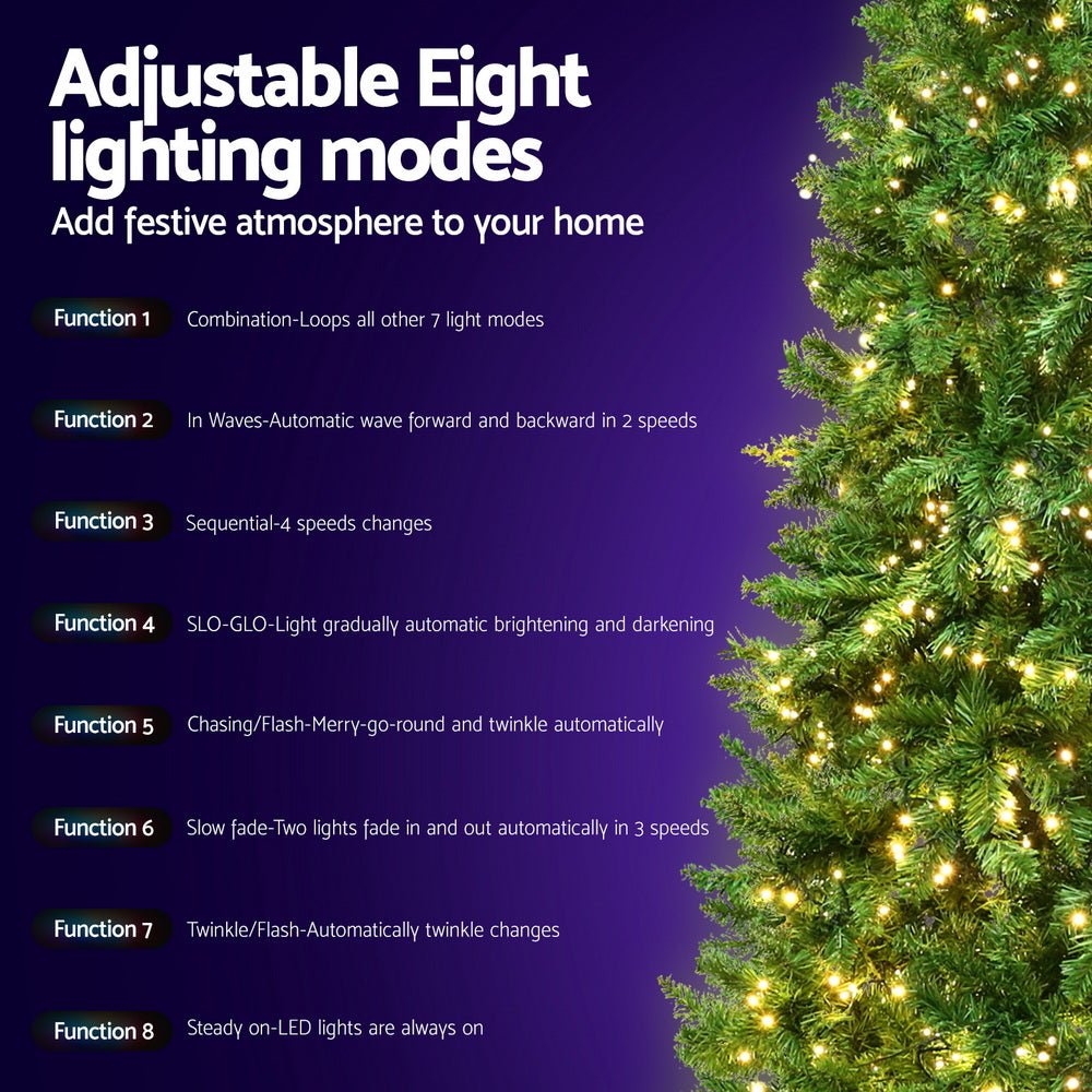 2.1M Christmas Tree with 1134 LEDs - 1000 Tips - OZ Home Deals