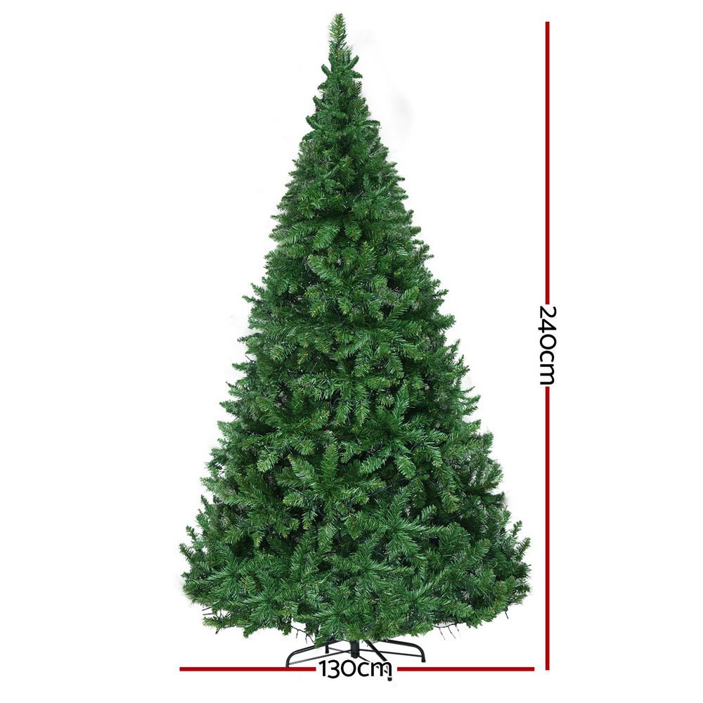 2.4M Pre-lit Christmas Tree 1488 LEDs - OZ Home Deals