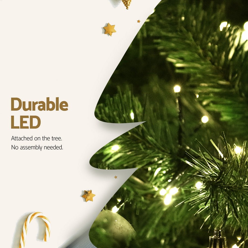 2.4M Pre-lit Christmas Tree 1488 LEDs - OZ Home Deals