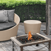 30" Square Slate Tile Fire Pit Outdoor Patio Heater Fireplace - OZ Home Deals