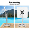 60x60cm Stainless Steel Folding Bar Table - OZ Home Deals