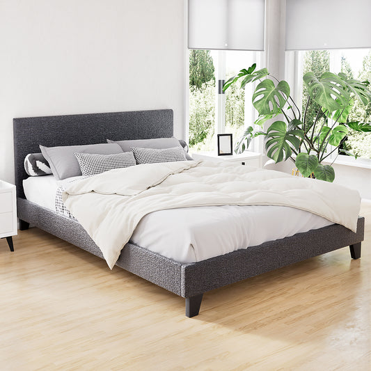Neo Queen Bed Frame – Charcoal