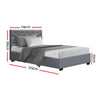 Acacia King Single Gas-Lift Storage Bed Frame – Grey