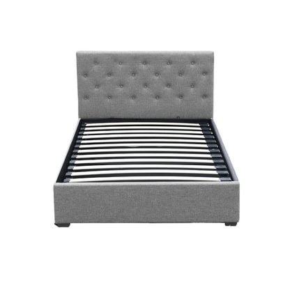 Acacia King Single Gas-Lift Storage Bed Frame – Grey
