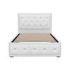 Cooper King Single Gas-Lift Storage Bed Frame – White