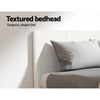 Aurora King Single Bouclé Bed Frame – Neutral