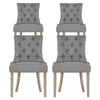 Artiss Dining Chairs Set of 4 Linen French Provincial Grey