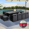 13-Piece Outdoor Dining Set - Charcoal