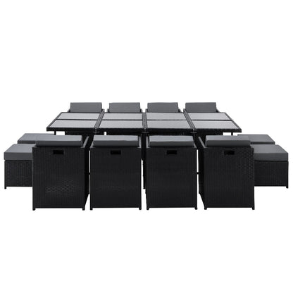 13-Piece Outdoor Dining Set - Charcoal