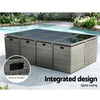 12-Seater Outdoor Dining Set - Grey