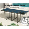 12-Seater Outdoor Dining Set - Grey