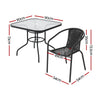 5-Piece Rattan Outdoor Dining Set