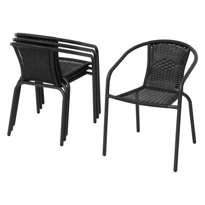 5-Piece Rattan Outdoor Dining Set