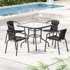 5-Piece Rattan Outdoor Dining Set