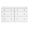 Artiss 6 Chest of Drawers - PETE White