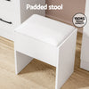 Gold Coast Hollywood LED Dressing Table Set with Mirror & Stool