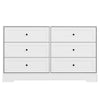 Artiss 6 Chest of Drawers - LEIF White