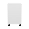Artiss 5-Drawer Filing Cabinet Mobile Rolling Storage Cabinet Chest of Drawers Stand White