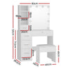 Byron Hollywood LED Dressing Table Set with Mirror & Stool