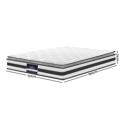 Coastline Double Pillow Top Bonnell Spring Mattress – Medium Firm