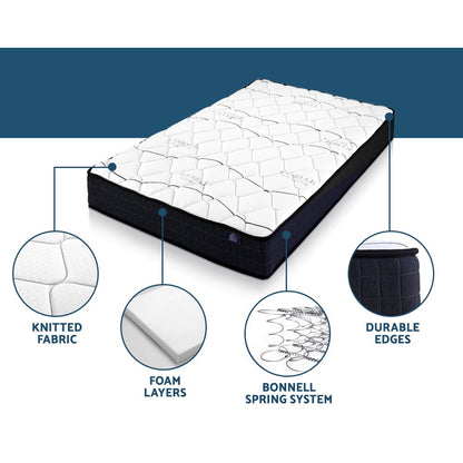 CoastalRest Single Bonnell Spring Mattress – Medium Firm