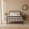 Harley King Single Metal Bed Frame – Black