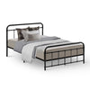 Harley King Single Metal Bed Frame – Black
