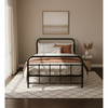 Leo Single Metal Bed Frame – Black