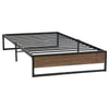 Ola Single Metal & Wood Bed Frame – Black
