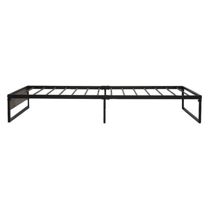 Ola Single Metal & Wood Bed Frame – Black
