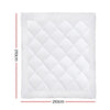 Giselle Bedding 700GSM Microfibre Bamboo Quilt Queen