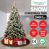 2.4M Snow-Tipped Artificial Christmas Tree - 1500 Tips
