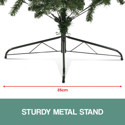 1.5m Pre Lit LED Christmas Tree with Pine Cones