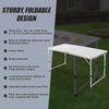 <p><strong>120 x 60cm Aluminium Folding Table with Adjustable Heights</strong></p>