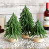29cm Tabletop Artificial Pine Christmas Tree with Wooden Base