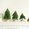 29cm Tabletop Artificial Pine Christmas Tree with Wooden Base
