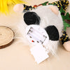 Light-Up Christmas Gnome Plush Doll with Sequin Hat & Antlers - Festive LED Tabletop Decoration(pink)