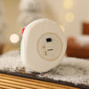 Light-Up Christmas Village Scene Figurine with LED Lamppost - Festive Tabletop Holiday Decoration(Snowman Style)