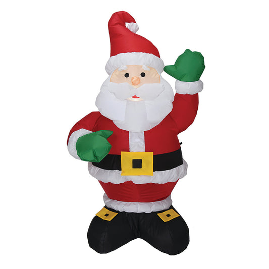 120CM Inflatable LED Standing Santa Claus Christmas Decoration