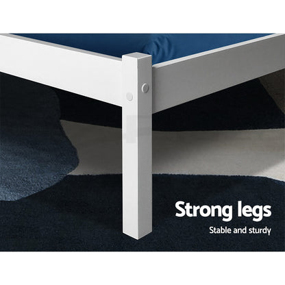 Sophie Queen Bed Frame – White Pine