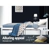 Ridge Single Wooden Bed Frame – White