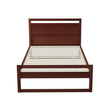 Banksia King Single Timber Bed Frame – Walnut