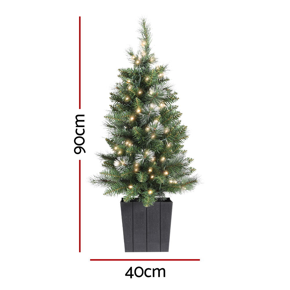 90cm Potted Christmas Tree LED