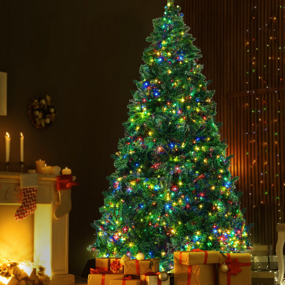 2.1m Multi Color Christmas Tree 8 Light Mode