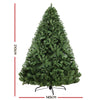 2.1M Green Christmas Tree - 1250 Tips