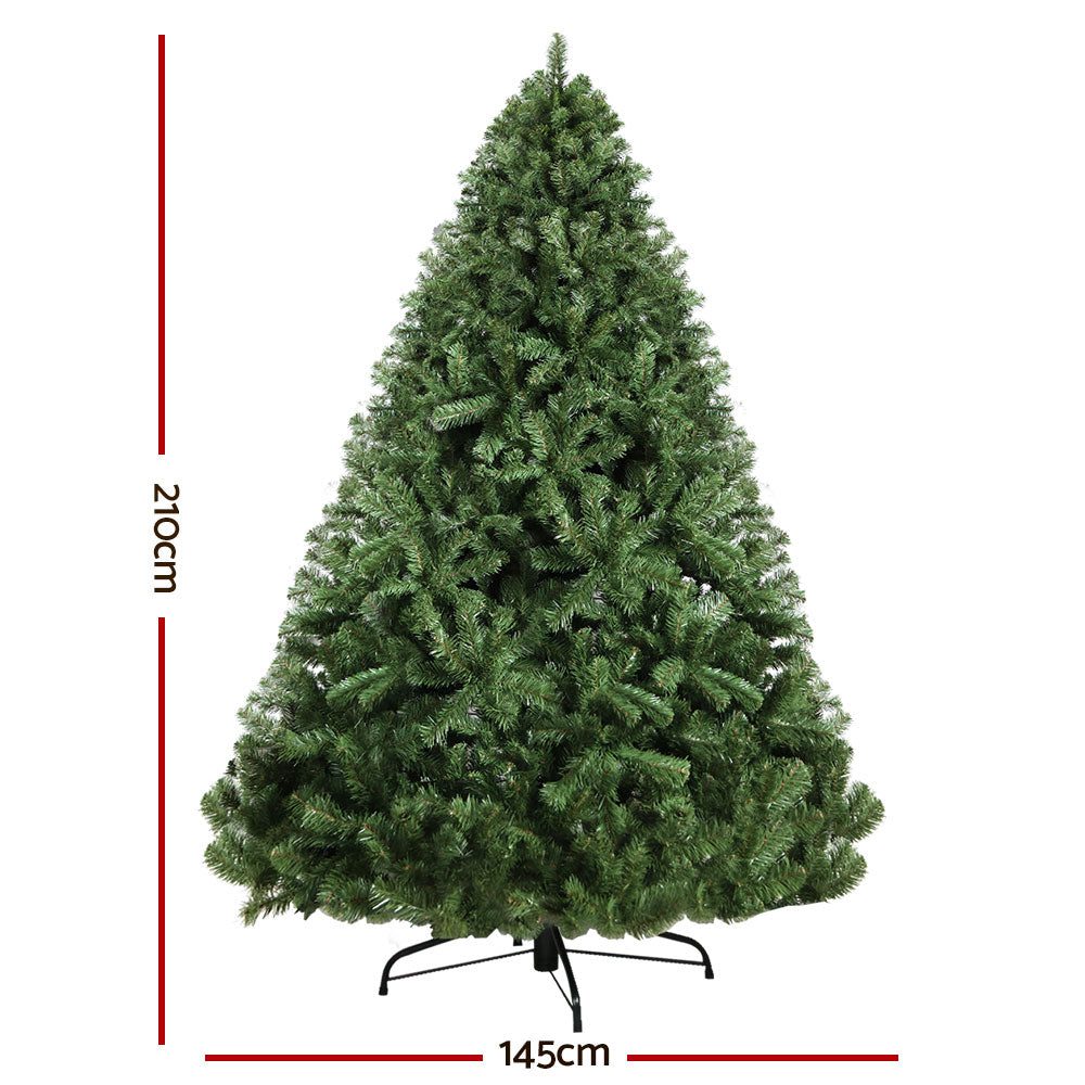 2.1M Green Christmas Tree - 1250 Tips