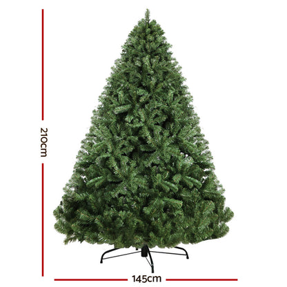 2.1M Green Christmas Tree - 1250 Tips