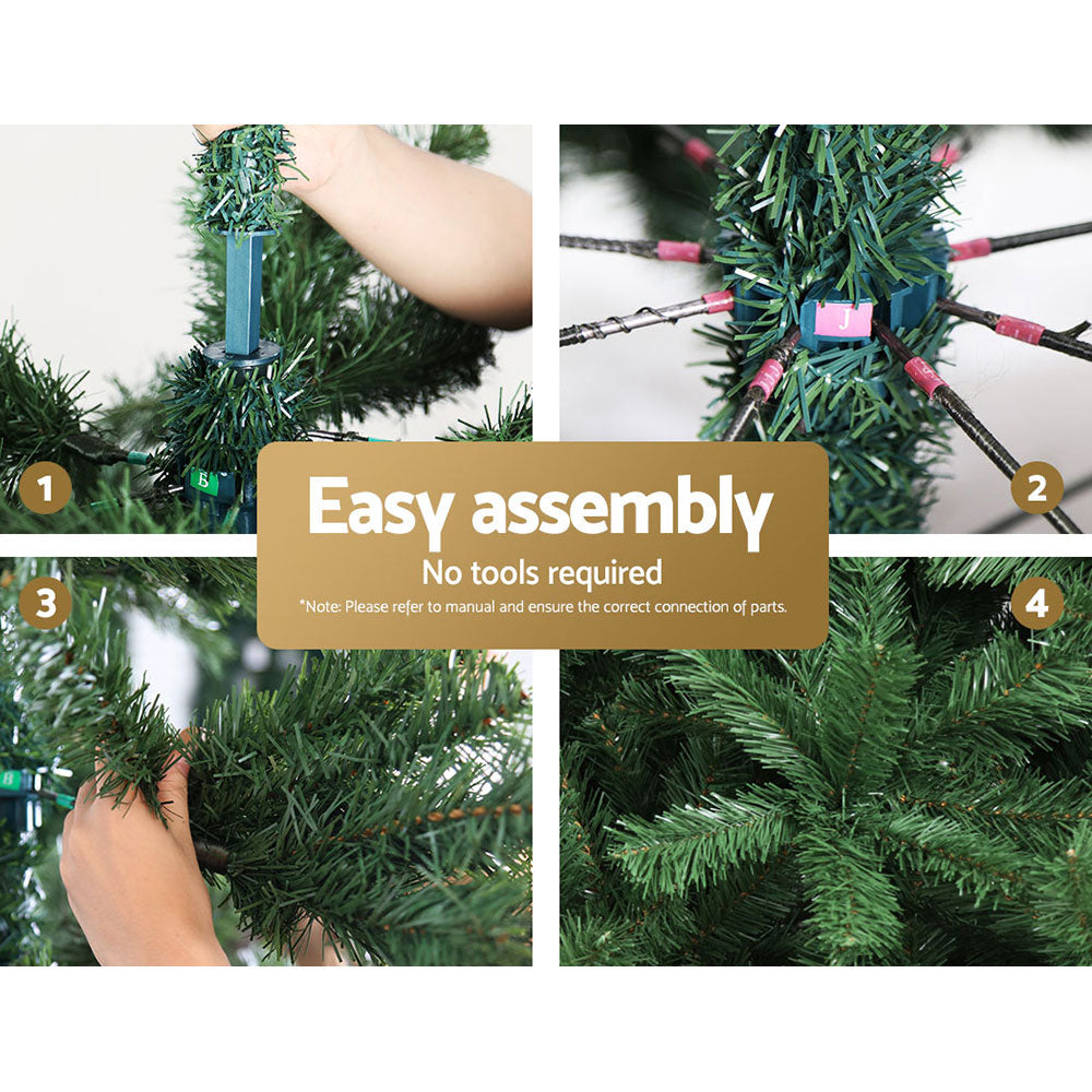 2.1M Green Christmas Tree - 1250 Tips